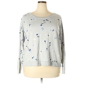 GAP Floral Cozy Knit Top